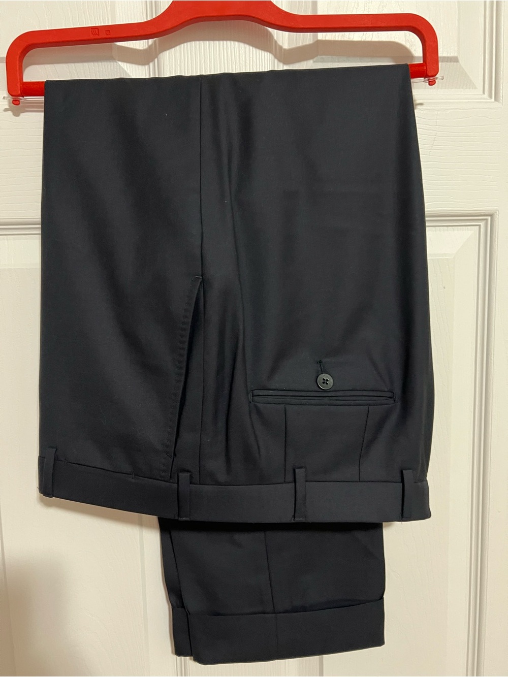 Isaia Men's Classic Navy Dress Pants